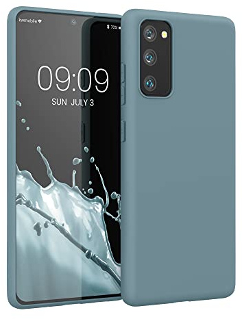 kwmobile Custodia Compatibile con Samsung Galaxy S20 FE Cover - Back Case per Smartphone in Silicone TPU - Protezione Gommata - artic night