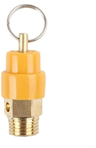 DAZZLEEX Valvola di sfiato del compressore d'aria,Valvola di sicurezza del compressore d'aria di per BSP 1/4''3/8 1/2 regolatore di rilascio di pressione,1/4