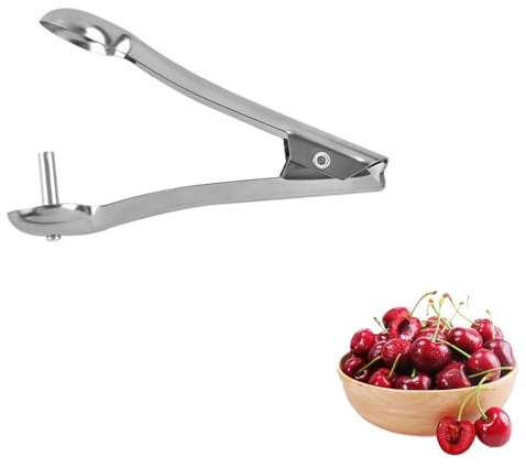 BOBOZHONG Snocciolatore Ciliegie,Denocciolatore per Ciliegie Professionale,snocciolatore per Olive,Snocciola Ciliegie in Acciaio Inox,Strumento denuclear Cherry,per Ciliegia,biancospino,dattero Rosso