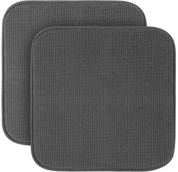 Bestlivings Sitzkissen (2er Pack) Stuhlkissen mit Anti Rutsch Unterseite 38cm x 38cm - Öko-Tex Zertifiziert - Sitzauflage Uni, Stuhlpolster Stuhlauflage