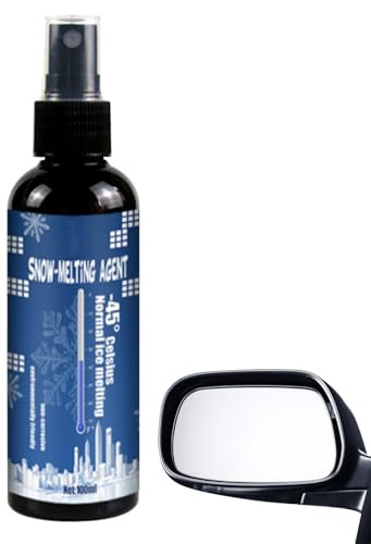 Spray repelente de hielo para parabrisas, spray de hielo para parabrisas de coche, spray de fusión rápida de hielo, spray de escarcha para vehículos, spray de nieve para parabrisas, cerradura, puerta