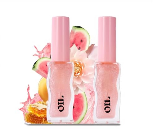 Honey Infused Hydrating Lip Oil, Nourishing Lip Moisturizer, Hydrating Lip Lightening Honey Lip Oil, Shiny Transparent Lip Gloss Plumping, for Dry Lips (03#)