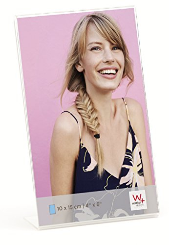 walther design Bilderrahmen 9 x 13 cm Kunstglas Hochformat Portraitrahmen ASH9013