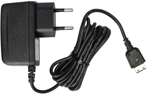 vhbw Ladegerät kompatibel mit Samsung GT-C3060, GT-E1130, GT-C6112, GT-C6712, GT-E1081T, GT-C3510, GT-C5212i, GT-B3410 Handy, Telefon