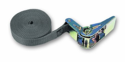 Chapuis - Sangle Polyester avec Tendeur à Cliquet - Tension Maximale d'Utilisation 800 kg - Largeur 35 mm - Longueur 7 m - Haute Résistance - Arrimage - Gris