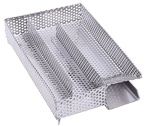 BBQ-Toro Générateur de fumée froide | 20 x 12,5 cm | Acier inoxydable V2A | Pour fumage à froid de nourriture en fumoir