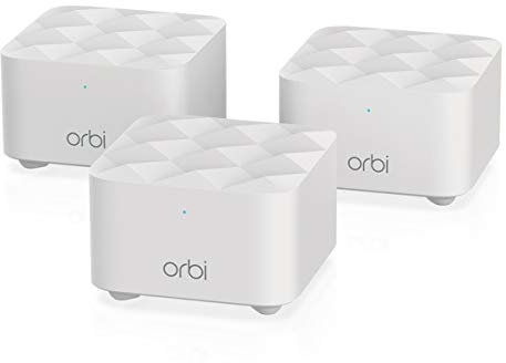 NETGEAR Orbi Whole Home Mesh WiFi System (RBK13) – Router replacement covers up to 4,500 sq. ft. with 1 Router & 2 Satellites