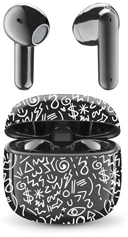 Music Sound Auriculares Bluetooth TWS Showy, Diseño en cápsula, Sin Cables, Funda de Carga, Micrófono, Tiempo de reproducción de hasta 25 Horas de Escucha, Muchos Colores y diseños Disponibles