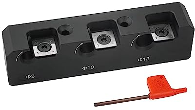 Harilla Dübelmacher-Vorrichtung, Dübelvorrichtung, Bohrführung, Holzstangen, Holzdübel, Holzdübel, Passstifte, Herstellung von Jig-Drehwerkzeugen, 8/10/12 mm Set B