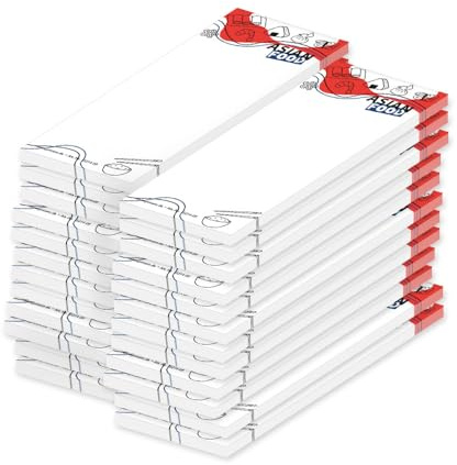 PRICARO Kellnerblock Asian Food, 24 Stück