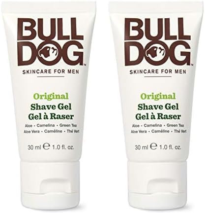 Bulldog - Mini Original Shaving Gel - Gel Rasatura Barba Uomo Formato Viaggio - 30 Ml (Confezione da 2)