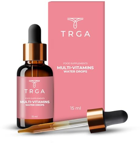 TRGA Multi-Vitamin Drops, Unflavoured, 15ml, 30-Day Supply, Daily Liquid Supplement, Dropper Included - Made in The UK