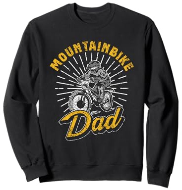Papá De La Bicicleta De Montaña Btt Padre Papá Mountainbike Sudadera