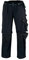 teXXor 2-in-1 Arbeitsbundhose Canvas 320 mit Cordura, 20-008358-48,Schwarz( Black) ,48