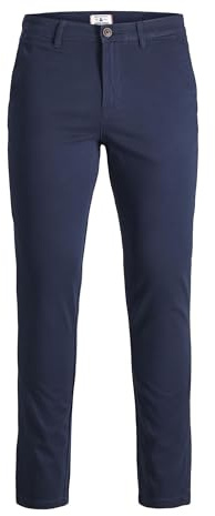 Jack & Jones Junior Jjimarco Jjbowie Sa Navy Blazer Noos Jr, Pantalon Garçon, Bleu Marine, 164