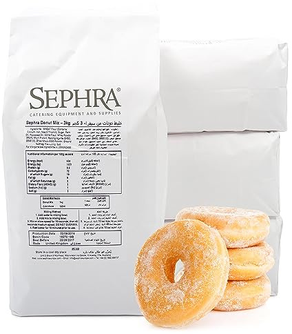 Sephra Donut Mix (4 x 3kg Bags) - Just Add Water'' Doughnut Mix For Frying