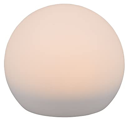 Reality Leuchten Solar LED Außenleuchte Melo R55326101, Kunststoff weiß, inklusive 0.5 Watt LED mit Farbwechsler, Fernbedienung