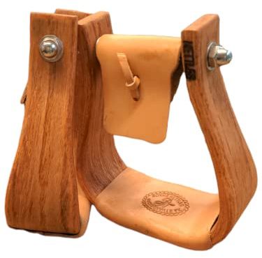 Nettles The Chisholms Stirrups Light Gunstock Color - 2.5 Tread