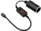 USB C Stecker auf 12V Auto Zigarettenanzünder Buchse Adapter Kabel Konverter mit Voltmeter Anzeige, Einstellbare Spannung 5V/9V/12V, Geeignet für Auto Ladegerät, GPS, Dash Cam