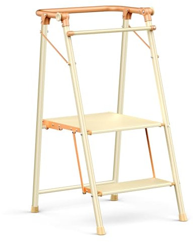 Lernturm Ab 1 Jahr Klappbar, Kleinkind Lernturm Kleinkind Tritthocker mit Sicherheitsstange faltbar Kleinkind Turm Küche Kinderzimmer Tritthocker für 2-5 Jahre alte Kinder Küche Helfer