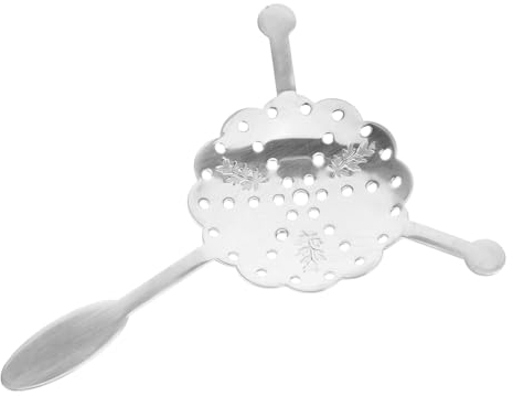 Gatuida Cucchiaio Per Assenzio Acciaio Inossidabile Design Elegante Con Motivo Vuoto Accessorio Per Bar e Feste Facile Da Pulire e Conservare