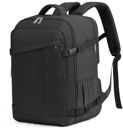 Hayayu Sac A Dos Voyage Cabine Avion Bagage Cabine 45x36x20 Pour Easyjet Sac De Voyage Femme Homme Bagage À Main 30L Pour Easyjet Valise Sacs À Dos Pour Ordinateur Portable 15.6 Pouces