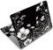 SUPERDANT Autocollant pour Ordinateur Portable Motif Fleur Noir et Blanc Protection Universelle et Compatible avec Les Modèles de 12 15.6 Pouce
