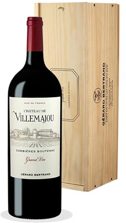 Gérard Bertrand Château de Villemajou Grand Vin Rouge 2020 Magnum (1,5L) avec caisse en bois