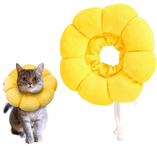 Collare per Il Recupero dei Gatti, Collare Protettivo Gatto Collare Anti, Animali Domestici Anti Morso Collare per Cani e Gatti Dopo l'Intervento Chirurgico