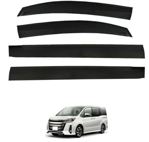 Déflecteurs de Vitre pour Toyota Voxy MK3-R80 2014-2021, Pare-Pluie Anti-Vent Anti-Insecte Kit Adhésif pour Vitres Latérales de Voiture