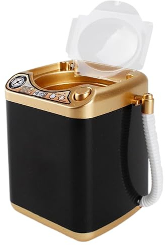 Smink svamp rengöringsmaskin | automatisk makeupsvamp rengöringsmaskin 10 x 7,6 x 7,6 cm mini batteridriven mixer söt smink för pulverpuffar inget batteri