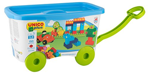 Androni Giocattoli Srl - A1201393 - Jeu de Construction - Coffre Roulant 150 Briques