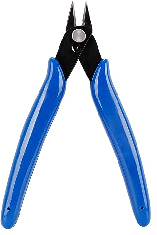 Taglierina laterale piccola blu, 130 mm, per cavi duri morbidi ed estremamente sottili, modellismo, elettronici, gioielli