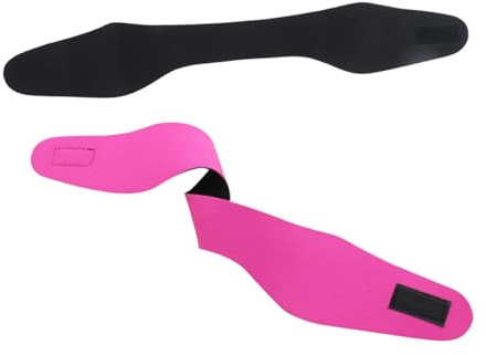 ULTECHNOVO 2pezzi Fascia da Nuoto in Neoprene Regolabile per Yoga e Immersioni Protezione per Orecchie Fascia Protettiva per Testa Adatta per Ragazzo Ragazza e Adulti