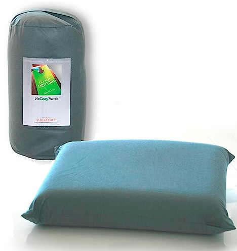 Dormir Kult Reposacuellos Viaje, Almohada de Viaje Viscozy 40 x 43 cm