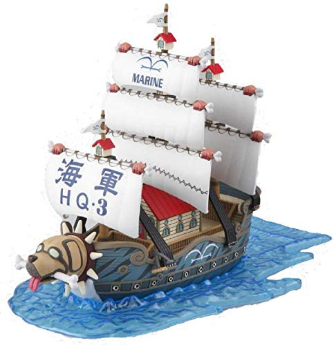 BANDAI SPIRITS Bandai Hobby | Grand Ship Collection One Piece GARP’s Ship Model Kit | Easy Snap‑Fit Assembly, No Glue or Paint Required