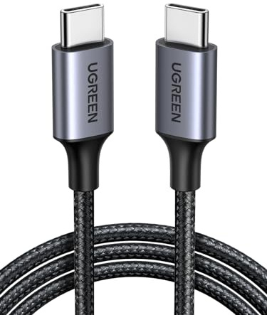 UGREEN USB C auf USB C Kabel 60W PD 3.0, PPS USB-C Ladekabel kompatibel mit iPhone 17 Pro Max,iPhone Air, iPhone 16 15 Pro Max, Galaxy S25 S24 MacBook Air M2 iPad Pro, Air 5/Mini, Pixel 9 usw. (0.5M)