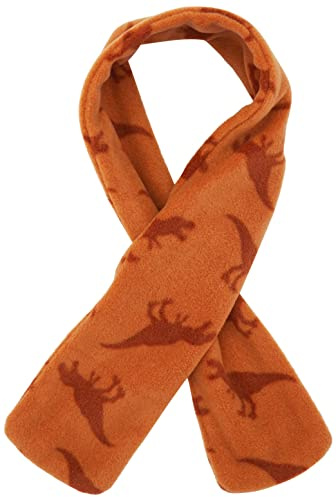 Playshoes Unisex Kinder Fleece-Steckschal Winter-Schal, Dinos, one size