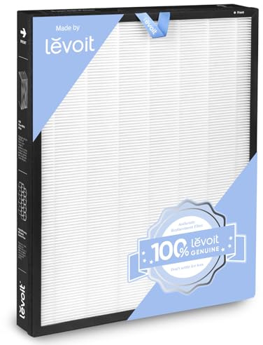 LEVOIT Vital 200S - Filtro de repuesto original HEPA, filtro de carbón activo de alta eficiencia y prefiltro, contra el 99,97% de polvo, polen alérgenos para alérgicos, fumadores, color blanco