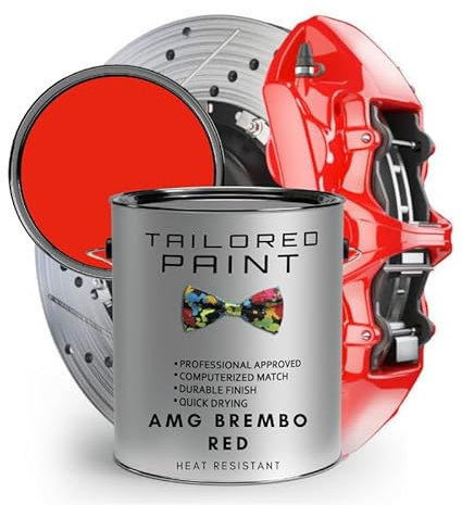 Mercedes AMG Red Heat Resistant Brush On Caliper Paint 150ml