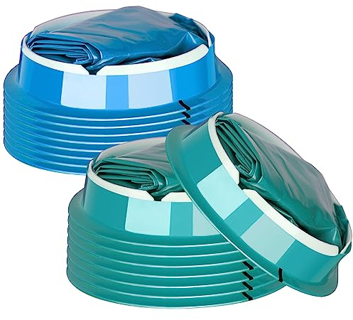 Vomit Bags for Traveling 1000ml Disposable Barf Bags Sick Bags High Density Nausea Bag with Snap for Pregnant Women Taxi Drivers 16 Pack