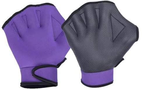 Sghtil Schwimmhandschuhe für Herren, Schwimmhandschuhe, Schwimmtraining, Wassertauchausrüstung, -Fäustlinge, kein Verblassen, für Männer, Frauen, Kinder