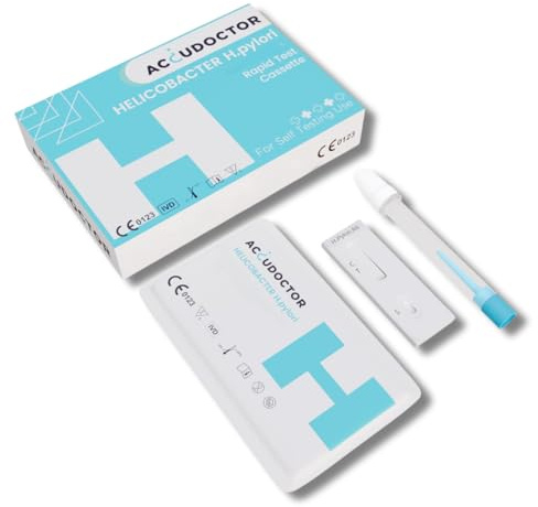 Test de Helicobacter Pylori en casa AccuDoctor Prueba rápida en Heces - Test de H. pylori Test de Heces Test Rápido de Helicobacter