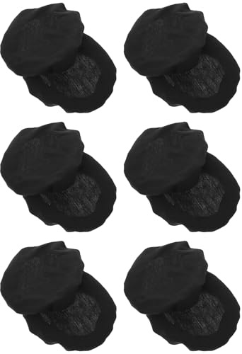 OATIPHO Copricuscini Auricolari Elasticizzati Protezione Traspirante Antipolvere per Cuffie Nero 12 Pezzi Elastico Riutilizzabili per Palestra e Casa