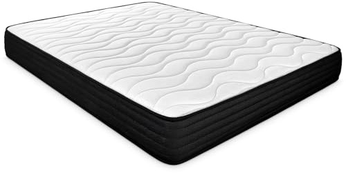 mattfy - Colchón Viscoelástico Reversible Kloe 90 x 180, Firmeza y Confort, Cara Invierno/Verano, Altura 20cm