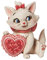 Disney Traditions Marie Heart Mini Figurine