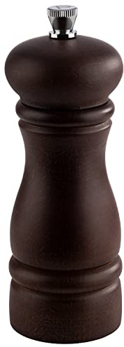 APS 40575 saltkvarn av bokträ, keramisk kvarn, Ø 5,5 cm, höjd 15,5 cm