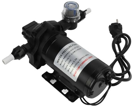 Pompe ¨¤ Membrane ¨¤ Pression D'eau 220V, 11,3 Lpm, 50psi, Auto-amor?ante, pour Voiture, Camping-car, Yacht, Caravane, Bateau Marin