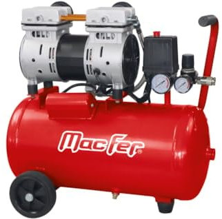 Compressor ar s/óleo silencioso CA4403, 24l 2HP/1500W, 8bar, 264 l/min