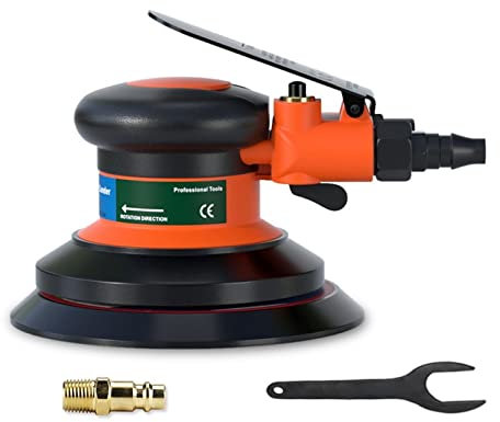 Lucidatrice a tampone a velocità variabile Levigatrice orbitale casuale ad aria professionale, levigatrice/lucidatrice, macchina eccentrica da 5 mm, smerigliatrice/levigatrice orbitale 125/150 mm per